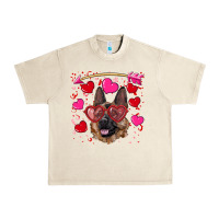 Sandshell valentine's german shepherd Urban Heavy Tee - RanaPortraitStore