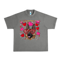 Tornado valentine's german shepherd Urban Heavy Tee - RanaPortraitStore