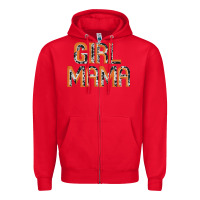 Red Girl mama Zipper Hoodie - JahusDesignShop