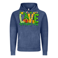 Vintage Denim love st patricks day Vintage Hoodie - CowhideDigitalArt
