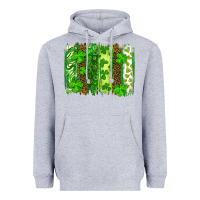 Heather Grey st patricks day brush stroke Heavyweight Hoodie - RanaPortraitStore