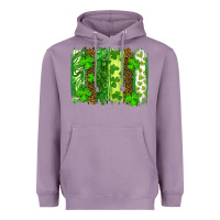 Lavender st patricks day brush stroke Heavyweight Hoodie - RanaPortraitStore