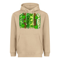 Mushroom st patricks day brush stroke Heavyweight Hoodie - RanaPortraitStore