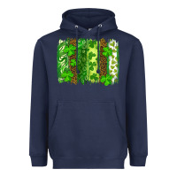 Navy st patricks day brush stroke Heavyweight Hoodie - RanaPortraitStore