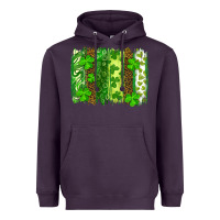 Plum st patricks day brush stroke Heavyweight Hoodie - RanaPortraitStore
