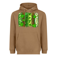 Toasted Coconut st patricks day brush stroke Heavyweight Hoodie - RanaPortraitStore