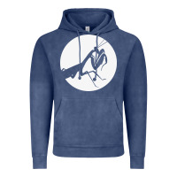 Vintage Denim praying mantis Vintage Hoodie - DesigneFamous