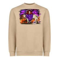 Mushroom Charolais Bull Halloween Heavyweight Sweatshirt - RanaPortraitStore
