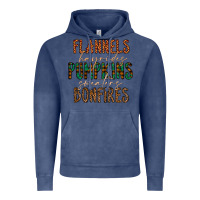 Vintage Denim flannels hayrides pumpkins bonfires Vintage Hoodie - CowhideDigitalArt