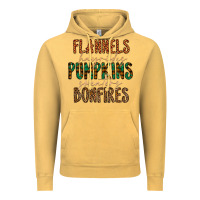 Vintage Mustard flannels hayrides pumpkins bonfires Vintage Hoodie - CowhideDigitalArt