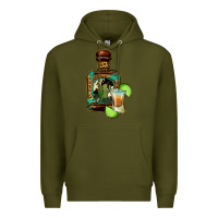 Army Green tequila bottle Premium Hoodie - Jasminsmagicworld