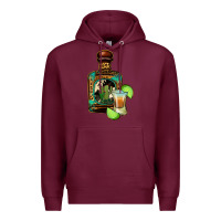 Burgundy tequila bottle Premium Hoodie - Jasminsmagicworld