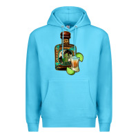 Ocean Blue tequila bottle Premium Hoodie - Jasminsmagicworld