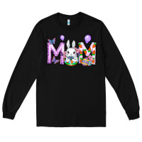 Black easter day mom Long Sleeve Tee - CowhideDigitalArt