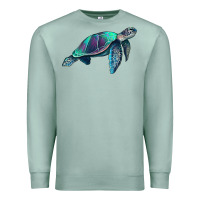 Seafoam turtle Premium Sweatshirt - RanaPortraitStore
