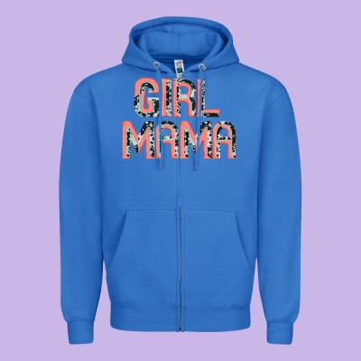 Girl Mama Artistshot Zipper Hoodie Designed By Jahusdesignshop