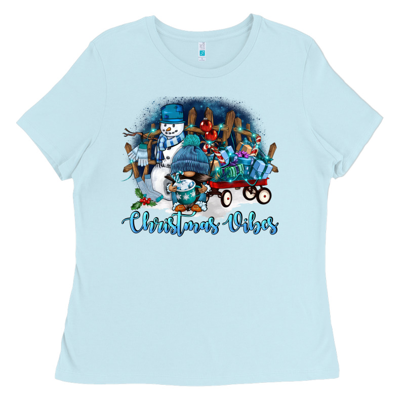 Christmas Vibes Ladies Tee by FaDigitalArtStudio | Teevron