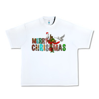 White Merry christmas cross Urban Heavy Tee - FaDigitalArtStudio