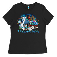 Black christmas vibes Ladies Tee - FaDigitalArtStudio