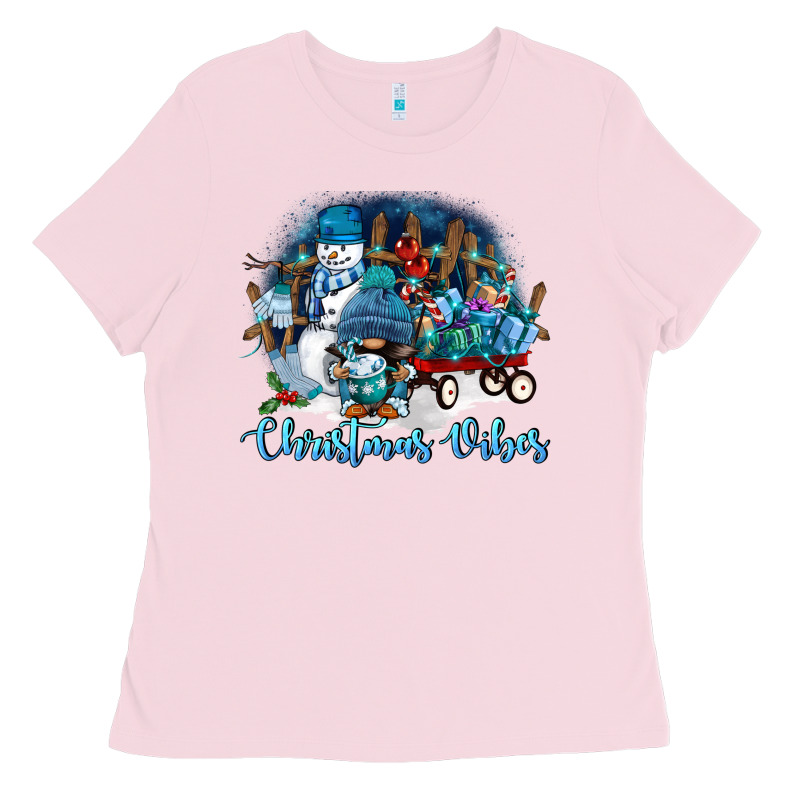 Christmas Vibes Ladies Tee by FaDigitalArtStudio | Teevron