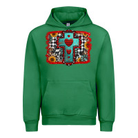 Emerald Christmas cross with background Urban Hoodie - Jasminsmagicworld