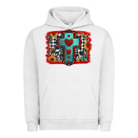 Pigment Lunar Rock Christmas cross with background Urban Hoodie - Jasminsmagicworld