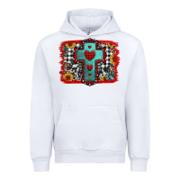 White Christmas cross with background Urban Hoodie - Jasminsmagicworld