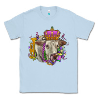 Dusty Blue charolais mardi gras Classic Tee - OliviaCreatesArt