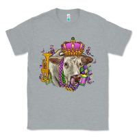 Heather Grey charolais mardi gras Classic Tee - OliviaCreatesArt