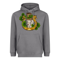 Storm st patricks day goat horseshoe shamrock Heavyweight Hoodie - RanaPortraitStore