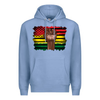 Colony Blue june juneteenth Premium Hoodie - Artiststas