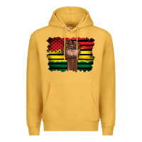Mustard june juneteenth Premium Hoodie - Artiststas