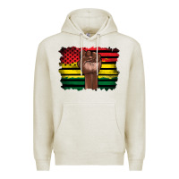 Oatmeal Heather june juneteenth Premium Hoodie - Artiststas