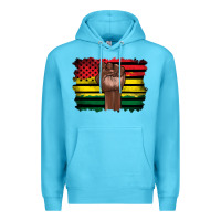 Ocean Blue june juneteenth Premium Hoodie - Artiststas