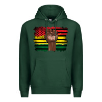 Sports Green june juneteenth Premium Hoodie - Artiststas