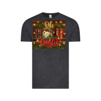 Vintage Black oh holy night Vintage Tee - BundleAndBundleShop