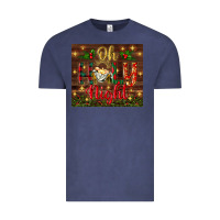 Vintage Denim oh holy night Vintage Tee - BundleAndBundleShop