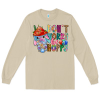 Mushroom DON T WORRY Be hoppy Easter Long Sleeve Tee - CowhideDigitalArt