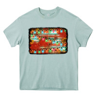 Arona christmas serape sunflower background Heavy Core Tee - Jasminsmagicworld