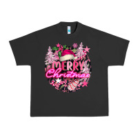 Pigment Black pink merry christmas Urban Heavy Tee - FaDigitalArtStudio
