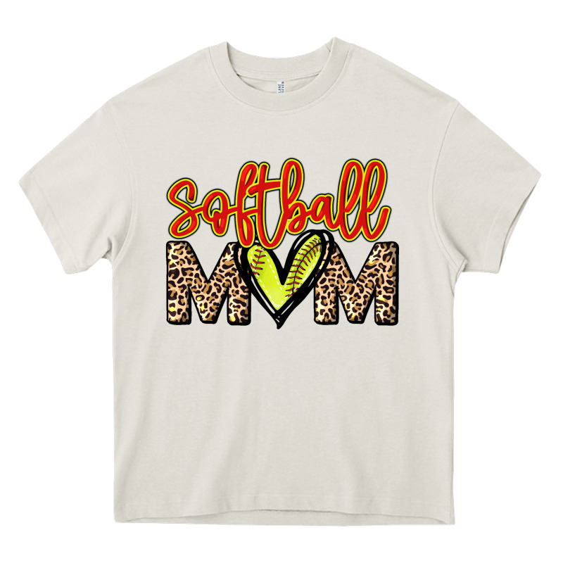 Softball Mom Heavy Core Tee by HowdyJamesFarm | Teevron
