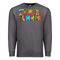 Charcoal Heather sweet summer Premium Sweatshirt - RanaPortraitStore