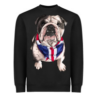 Black English Dog Heavyweight Sweatshirt - RanaPortraitStore
