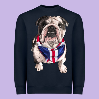 English Dog Heavyweight Sweatshirt Designed By Ranaportraitstore