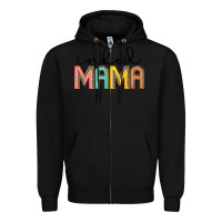 Black inked mama artistshot Zipper Hoodie - JahusDesignShop