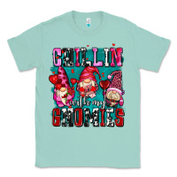 Seafoam chillin with my gnomies olivia Classic Tee - OliviaCreatesArt