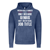 Vintage Denim gift for genius mechanical engineer Vintage Hoodie - DesigneFamous