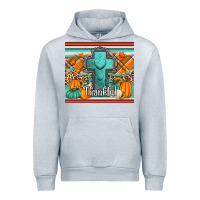 Heather Grey fall thankfull cross Urban Hoodie - Jasminsmagicworld
