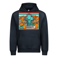 Navy fall thankfull cross Urban Hoodie - Jasminsmagicworld