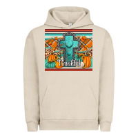 Pigment French Oak fall thankfull cross Urban Hoodie - Jasminsmagicworld